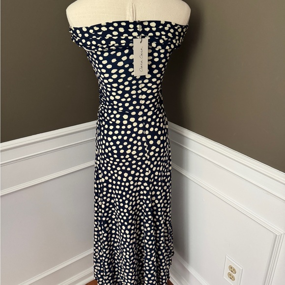 Cara Cara Glen Cove Abstract Dot Navy Dress. XXS. Brand new with tags. - Picture 5 of 6